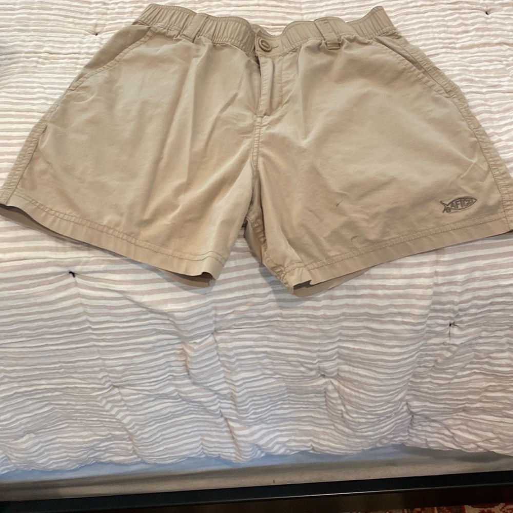 AFTCO Men's Beige Hybrid Shorts